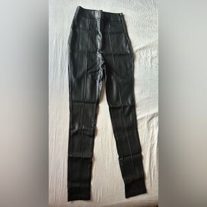 Faux Leather Pants size 4 Tall